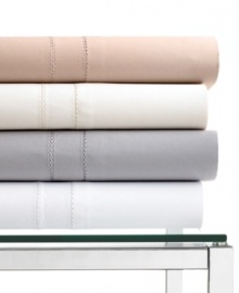 The ultimate in luxury. Woven from 100% Egyptian cotton, these indulgently soft, 800-thread count king fitted sheets are exquisitely designed and expertly tailored to provide the ultimate night's sleep. Woven with lustrous 2-ply yarn to achieve total thread count. In subtle, sophisticated colors that coordinate with a variety of bedding collections.