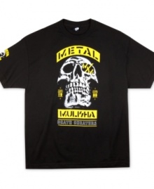 Rebel against boring style with this graphic print Metal Mulisha t-shirt. Rebel against boring style with this graphic print Metal Mulisha t-shirt.