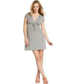 Create a fun and relaxed look with this petite Spense dress! The attached hood and drawstring empire-waist are stylishly playful. (Clearance) Create a fun and relaxed look with this petite Spense dress! The attached hood and drawstring empire-waist are stylishly playful. (Clearance)