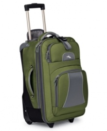 Taking travel performance to a higher level, High Sierra's Elevate carry-on pairs the latest in lightweight technology with cargo-friendly, expandable compartments and smart organizational features that help lighten the load. Limited lifetime warranty. (Clearance) Taking travel performance to a higher level, High Sierra's Elevate carry-on pairs the latest in lightweight technology with cargo-friendly, expandable compartments and smart organizational features that help lighten the load. Limited lifetime warranty. (Clearance)