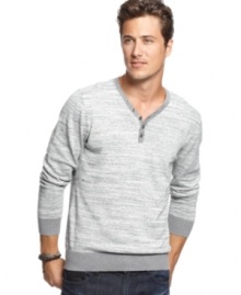 Take your casual game to the next level with this y-neck lightweight sweater from INC International Concepts. Take your casual game to the next level with this y-neck lightweight sweater from INC International Concepts.