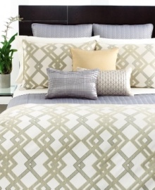 The look of luxe. A subtly textured pattern imparts an understated elegance, giving this Eifel decorative pillow a rich look of refinement. Zipper closure. (Clearance) The look of luxe. A subtly textured pattern imparts an understated elegance, giving this Eifel decorative pillow a rich look of refinement. Zipper closure. (Clearance)