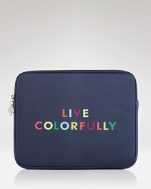 Cute and colorful This neoprene laptop sleeve from kate spade new york makes a bright case for keeping your computer all covered up. Cute and colorful This neoprene laptop sleeve from kate spade new york makes a bright case for keeping your computer all covered up.