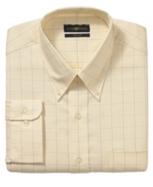 Classic with a twist. Brighten up your dress wardrobe with the fresh palette of this glen plaid shirt from Club Room. Classic with a twist. Brighten up your dress wardrobe with the fresh palette of this glen plaid shirt from Club Room.