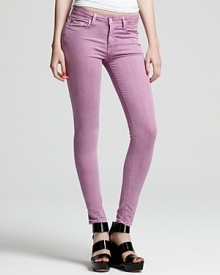 Add some color to your denim repertoire with these ultra-bright Hudson skinny jeans. Add some color to your denim repertoire with these ultra-bright Hudson skinny jeans.