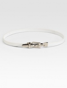 A beautiful alloy buckle and supple leather combine to create a charming design.About 1 wideLeatherImported A beautiful alloy buckle and supple leather combine to create a charming design.About 1 wideLeatherImported