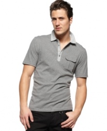 Upgrade your polo look with this modern take on the classic silhouette from INC International Concepts. Upgrade your polo look with this modern take on the classic silhouette from INC International Concepts.