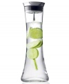 Designed in Denmark specifically for water, Menu jug's tall, slim profile makes it an elegantly functional way to chill and serve water. Ergonomically functional shape makes gripping and handling easy, and the automatic lid opens as you pour and separates out ice, lime slices or anything else in the water.