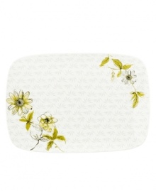 Artsy florals and funky dot designs collide on the eclectic and dreamy Watercolors Citrus hors devours tray from Lenox Simply Fine. A sleek silhouette and sophisticated palette of gray, white and olive create a fresh, modern look for casual meals. Qualifies for Rebate Artsy florals and funky dot designs collide on the eclectic and dreamy Watercolors Citrus hors devours tray from Lenox Simply Fine. A sleek silhouette and sophisticated palette of gray, white and olive create a fresh, modern look for casual meals. Qualifies for Rebate