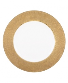 Fine bone china encircled with sumptuous, textured gold makes the Mandarin accent plate a stunning influence on your entire dining area. An extraordinary piece from the Marchesa by Lenox dinnerware collection. Fine bone china encircled with sumptuous, textured gold makes the Mandarin accent plate a stunning influence on your entire dining area. An extraordinary piece from the Marchesa by Lenox dinnerware collection.