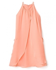 Blush by US Angels Girls' Crinkle Chiffon Aprioct Dress - Sizes 7-14 Blush by US Angels Girls' Crinkle Chiffon Aprioct Dress - Sizes 7-14