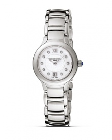 With the Delight™ collection, Frédérique Constant presents Ladies watches that create strong emotions, right up to an intense bliss. A collection full of gentleness and femininity.Frédérique Constant Delight™ timepieces are offered with round or rectangular cases. They feature a unique case design of high-quality and with a meticulous finish. Quartz calibre: Hours, Minutes, Date. Comes with a metal bracelet strap and an extra satin strap. Made in Geneva, Switzerland. With the Delight™ collection, Frédérique Constant presents Ladies watches that create strong emotions, right up to an intense bliss. A collection full of gentleness and femininity.Frédérique Constant Delight™ timepieces are offered with round or rectangular cases. They feature a unique case design of high-quality and with a meticulous finish. Quartz calibre: Hours, Minutes, Date. Comes with a metal bracelet strap and an extra satin strap. Made in Geneva, Switzerland.