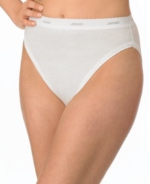 It's smooth sailing with this soft, comfortable cotton brief featuring a classic Jockey fit. Comes in a pack of five. Style #1572 It's smooth sailing with this soft, comfortable cotton brief featuring a classic Jockey fit. Comes in a pack of five. Style #1572
