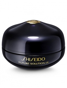 A powerful restorative eye and lip cream that improves all signs of aging. This luxuriously hydrating eye and lip treatment is formulated with the innovative Form Support Veil to visibly diminish the appearance of wrinkles, fine lines and sagging around the delicate eye and lip areas. Leaves skin with a velvety radiance. 0.54 oz.Call Saks Fifth Avenue New York, (212) 753-4000 x2154, or Beverly Hills, (310) 275-4211 x5492, for a complimentary Beauty Consultation. ASK SHISEIDOFAQ A powerful restorative eye and lip cream that improves all signs of aging. This luxuriously hydrating eye and lip treatment is formulated with the innovative Form Support Veil to visibly diminish the appearance of wrinkles, fine lines and sagging around the delicate eye and lip areas. Leaves skin with a velvety radiance. 0.54 oz.Call Saks Fifth Avenue New York, (212) 753-4000 x2154, or Beverly Hills, (310) 275-4211 x5492, for a complimentary Beauty Consultation. ASK SHISEIDOFAQ