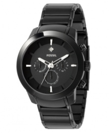 Keep your eye on the prize with this sleek Fossil watch.