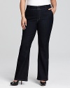 Timeless in a dark wash, these Not Your Daughter's Jeans bootcut jeans lend your look to flattering everyday style.