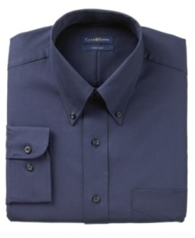 You never can have too many. Stock up on updated essentials with this solid dress shirt from Club Room. You never can have too many. Stock up on updated essentials with this solid dress shirt from Club Room.