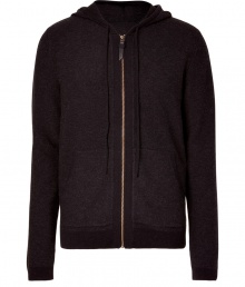 Finish your casual look on a luxe note with Eduns super soft black hoodie, detailed with tonal trim for an understated modern edge - Drawstring hood, long sleeves, zippered front, split kangaroo pockets, darker tonal trim - Classic straight fit - Team with everything from flannels and jeans to graphic print tees and sneakers Finish your casual look on a luxe note with Eduns super soft black hoodie, detailed with tonal trim for an understated modern edge - Drawstring hood, long sleeves, zippered front, split kangaroo pockets, darker tonal trim - Classic straight fit - Team with everything from flannels and jeans to graphic print tees and sneakers