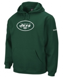 Wear your team's colors with pride with this fleece hoodie from Reebok. (Clearance) Wear your team's colors with pride with this fleece hoodie from Reebok. (Clearance)