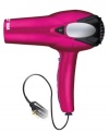 You're on your way to healthier, more manageable hair! Utilizing Tourmaline Ceramic™ ionic technology, this hair dryer helps smooth the cuticle layer and reduce static electricity to leave hair silkier, shinier and styled with ease. Two-year limited warranty. Model 223F.