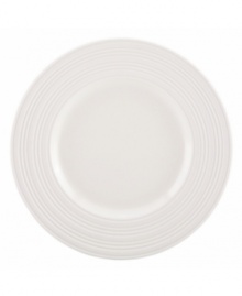 Elegance comes easy with this accent plate from kate spade new york's Fair Harbor white dinnerware--perfect for salad and dessert. Durable stoneware in a milky white hue is half glazed, half matte and totally timeless. Elegance comes easy with this accent plate from kate spade new york's Fair Harbor white dinnerware--perfect for salad and dessert. Durable stoneware in a milky white hue is half glazed, half matte and totally timeless.