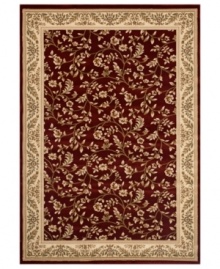 Woven of rich colored threads in a crisp vine and floral motif, the Princeton area rug lends a vintage-inspired look to your floors. Crafted for supreme durability with an ultra-soft finish. Woven of rich colored threads in a crisp vine and floral motif, the Princeton area rug lends a vintage-inspired look to your floors. Crafted for supreme durability with an ultra-soft finish.
