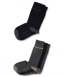 Add some flavor to your sock style with this 3-pack from Kenneth Cole Reaction. Add some flavor to your sock style with this 3-pack from Kenneth Cole Reaction.