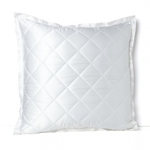 This Hudson Park diamond quilted sham has an understated elegance. Keep it simple and chic, or add a pop of color with other accessories. This Hudson Park diamond quilted sham has an understated elegance. Keep it simple and chic, or add a pop of color with other accessories.