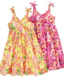Burst onto the scene. Everyone will know she's entered the room when she's sporting this happy, vibrant dress from So Jenni. (Clearance) Burst onto the scene. Everyone will know she's entered the room when she's sporting this happy, vibrant dress from So Jenni. (Clearance)