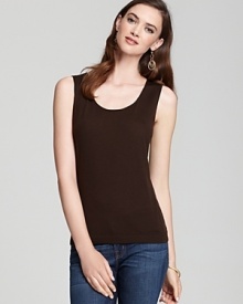 Lafayette 148 New York's basic tank is luxuriously reimagined in soft merino wool. Lafayette 148 New York's basic tank is luxuriously reimagined in soft merino wool.