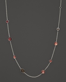 Faceted doublets of clear quartz, almond, smoky quartz and mother-of-pearl in sterling silver. By Ippolita. Faceted doublets of clear quartz, almond, smoky quartz and mother-of-pearl in sterling silver. By Ippolita.