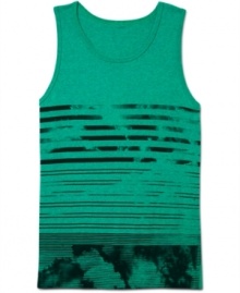 When the mercury rises, this Univibe tank top helps you keep your cool intact.