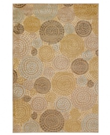 A lively, textural motif in a tranquil palette makes a dramatic impact in any space. Designed for easy care and long-lasting wear, this striking area rug from Surya will maintain its plush texture even in high-traffic areas.