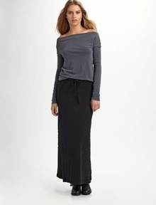 Soft cotton in a floor-length silhouette with a drawstring waistband and twisted side seams. Drawstring waistband About 37 from natural waist Cotton Machine wash Made in USA of imported fabricModel shown is 5'9½ (176cm) wearing US size Small. Soft cotton in a floor-length silhouette with a drawstring waistband and twisted side seams. Drawstring waistband About 37 from natural waist Cotton Machine wash Made in USA of imported fabricModel shown is 5'9½ (176cm) wearing US size Small.