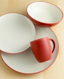 Mix and match these splashes of color for a tabletop with endless possibility! The modern coupe shape and two-tone hues mean the Colorwave Raspberry Coupe 4-piece place settings from Noritake will bring life to any décor. Select pieces in your favorite shades to create a customized dinnerware and dishes collection. Mix and match these splashes of color for a tabletop with endless possibility! The modern coupe shape and two-tone hues mean the Colorwave Raspberry Coupe 4-piece place settings from Noritake will bring life to any décor. Select pieces in your favorite shades to create a customized dinnerware and dishes collection.