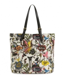 In your choice of interesting prints, the shopper purse by The Sak takes center stage in your handbag collection. In your choice of interesting prints, the shopper purse by The Sak takes center stage in your handbag collection.