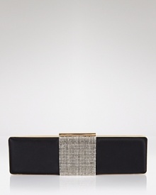 Sharp. Dazzling. Ready for the spotlight. This vintage-inspired satin clutch gets an of-the-moment update with gleaming accents. By Badgley Mischka. Sharp. Dazzling. Ready for the spotlight. This vintage-inspired satin clutch gets an of-the-moment update with gleaming accents. By Badgley Mischka.