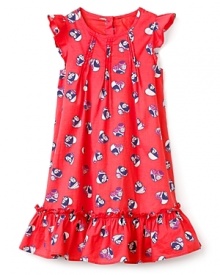 Little Marc Jacobs Girls' Krista Miss Marc Peek-a-Boo Cotton Jacquard Dress - Sizes 2-6 Little Marc Jacobs Girls' Krista Miss Marc Peek-a-Boo Cotton Jacquard Dress - Sizes 2-6