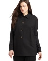 THE LOOKShirt collarFront button closure Long sleeves Topstitching and Princess seam detailsFront seam pocketsTHE FITAbout 30 from shoulder to hemTHE MATERIAL97% wool/3% elastaneFully linedCARE & ORIGINDry cleanMade in Italy