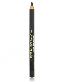 Creamy pencil packs intense color impact. Rich, deeply pigmented color glides on velvety smooth. Blends easily. Apply on inner rim of eyes for a smoldering effect. Use as liner along lash-line and softly smudge over lids to intensify the smoky look. Creamy pencil packs intense color impact. Rich, deeply pigmented color glides on velvety smooth. Blends easily. Apply on inner rim of eyes for a smoldering effect. Use as liner along lash-line and softly smudge over lids to intensify the smoky look.