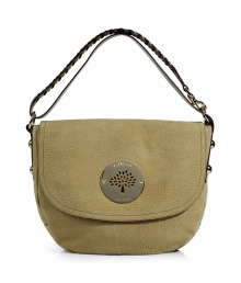 Infuse your look with instant luxe with this versatile satchel from It Brit luxury label Mulberry - Front flap with logo plaque, braid-detailed shoulder strap, textured leather - Perfect for daily use or for early evening cocktails Infuse your look with instant luxe with this versatile satchel from It Brit luxury label Mulberry - Front flap with logo plaque, braid-detailed shoulder strap, textured leather - Perfect for daily use or for early evening cocktails