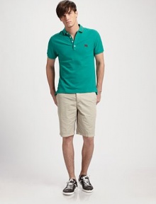 Vibrant, lightweight polo with contrast collar trim shaped in a modern-fit.Four-button placketLogo embroideryCottonMachine washImported Vibrant, lightweight polo with contrast collar trim shaped in a modern-fit.Four-button placketLogo embroideryCottonMachine washImported