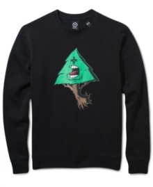 A classic crew neck from LRG becomes an instant wardrobe favorite with its warm cotton-blend construction and cool graphic motif. A classic crew neck from LRG becomes an instant wardrobe favorite with its warm cotton-blend construction and cool graphic motif.