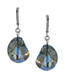 Get the chills in this icy blue style. Kenneth Cole New York's chic drop earrings feature faceted blue glass beads set in mixed metal. Approximate drop: 1 inch. Get the chills in this icy blue style. Kenneth Cole New York's chic drop earrings feature faceted blue glass beads set in mixed metal. Approximate drop: 1 inch.
