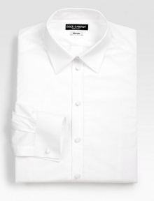 Clean, crisp sartorial standard tailored in fine Italian cotton.Button-frontPoint collarCottonDry cleanMade in Italy Clean, crisp sartorial standard tailored in fine Italian cotton.Button-frontPoint collarCottonDry cleanMade in Italy