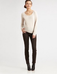 Inspired by denim skinnies, this sleek design has just the right amount of stretch for must-have appeal. Button closureZip flyLow-riseSkinny styleBelt loopsBack logo patchBack pocketsInseam, about 3198% cotton/2% elastaneMachine washMade in Italy Model shown is 5'11 (180cm) wearing US size 4. Additional Information Women's Premier Designer & Contemporary Size Guide Inspired by denim skinnies, this sleek design has just the right amount of stretch for must-have appeal. Button closureZip flyLow-riseSkinny styleBelt loopsBack logo patchBack pocketsInseam, about 3198% cotton/2% elastaneMachine washMade in Italy Model shown is 5'11 (180cm) wearing US size 4. Additional Information Women's Premier Designer & Contemporary Size Guide
