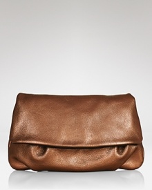 From dusk til dawn, this leather clutch from Elie Tahari is the ultimate dress upper. Super soft and sized for the essentials, it looks effortless under your arm. From dusk til dawn, this leather clutch from Elie Tahari is the ultimate dress upper. Super soft and sized for the essentials, it looks effortless under your arm.