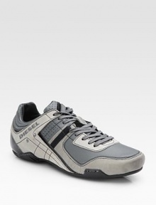A thoroughly modern update on the oxford sneaker is constructed in tonal leather with an embroidered logo, metal trim and perforated detail. Padded insole Rubber sole Imported A thoroughly modern update on the oxford sneaker is constructed in tonal leather with an embroidered logo, metal trim and perforated detail. Padded insole Rubber sole Imported