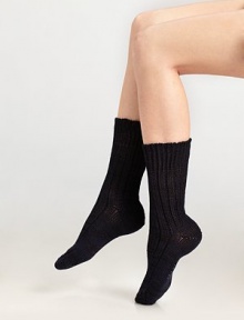 Plush cotton, knit in a cozy raglan sock.CottonHand washMade in Italy of imported fabric Plush cotton, knit in a cozy raglan sock.CottonHand washMade in Italy of imported fabric