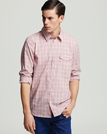 MARC BY MARC JACOBS Aiden Plaid Sport Shirt - Slim Fit MARC BY MARC JACOBS Aiden Plaid Sport Shirt - Slim Fit